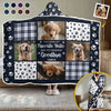 Custom Photo Once By My Side, Forever In My Heart - Memorial Personalized Custom Snuggle Blanket, Hoodie Blanket - Sympathy Gift, Christmas Gift For Pet Owners, Pet Lovers
