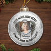 Custom Photo Your Wings Were Ready, Always Shine In Our Hearts - Memorial Personalized Custom Ornament - Acrylic Custom Shaped - Sympathy Gift, Christmas Gift For Family Members