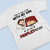 I Like To Stay In Bed With My Pets - Dog & Cat Personalized Custom Unisex T-shirt, Premium T-shirt, Hoodie - Christmas Gift For Pet Owners, Pet Lovers