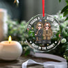 Good Times Are Even Better When Shared With Besties - Bestie Personalized Custom Circle Glass Ornament - Christmas Gift For Best Friends, BFF, Sisters