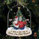 Making Spirits Bright With My Favorite People - Bestie Personalized Custom Ornament - Acrylic Custom Shaped - Christmas Gift For Best Friends, BFF, Sisters