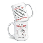 You’re Not Just My Best Friend, You’re My Ride Or Die Forever - Bestie Personalized Custom Mug - Christmas Gift For Best Friends, BFF, Sisters