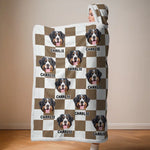 Custom Photo Every Day Is Better With A Wagging Tail - Dog & Cat Personalized Custom Snuggle Blanket, Hoodie Blanket - Christmas Gift For Pet Owners, Pet Lovers