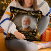 Custom Photo A Hug From Heaven - Memorial Personalized Custom Pillow - Sympathy Gift, Christmas Gift For Family Members
