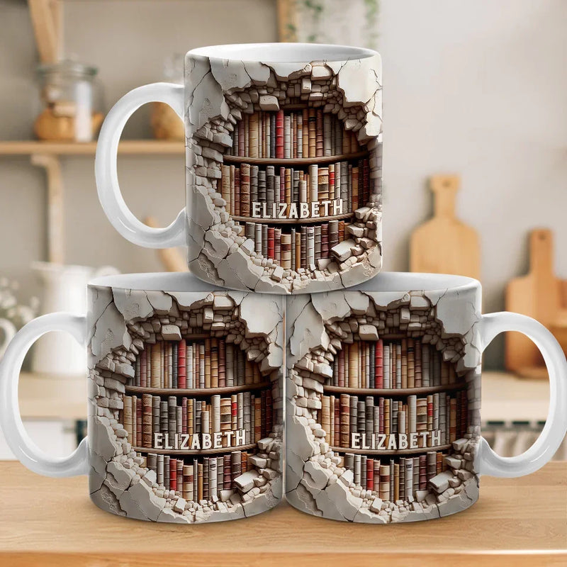 Books Are The Keys To The Magic Of The Universe - Personalized Custom Mug - Christmas Gift For Book Lovers