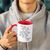 Work Hard, Laugh Harder - Coworker Personalized Custom Accent Mug - Christmas Gift For Coworkers, Work Friends, Colleagues