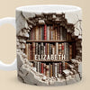 Books Are The Keys To The Magic Of The Universe - Personalized Custom Mug - Christmas Gift For Book Lovers