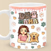 Happiness Is Being Chosen By A Pet - Dog & Cat Personalized Custom 3D Inflated Effect Printed Mug - Christmas Gift For Pet Owners, Pet Lovers