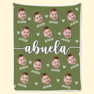 Custom Photo Moms Make Life Beautiful - Family Personalized Custom Blanket - Christmas Gift For Mom, Grandma