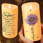 Remember You Are Braver Than You Think - Family Personalized Custom LED Candle - Christmas Gift For Son, Daughter, Grandson, Granddaughter
