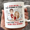 Roses Are Red, The Morning Is Foggy - Couple Personalized Custom Mug - Christmas Gift For Husband Wife, Anniversary