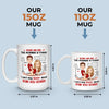 Roses Are Red, The Morning Is Foggy - Couple Personalized Custom Mug - Christmas Gift For Husband Wife, Anniversary