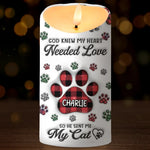 I Ask God For A True Friend - Dog & Cat Personalized Custom 3D Inflated Effect Printed LED Candle - Christmas Gift For Pet Owners, Pet Lovers