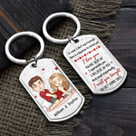 Your Love Is My Greatest Blessing - Couple Personalized Custom Keychain - Christmas Gift For Husband Wife, Anniversary