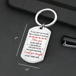 Your Love Is My Greatest Blessing - Couple Personalized Custom Keychain - Christmas Gift For Husband Wife, Anniversary