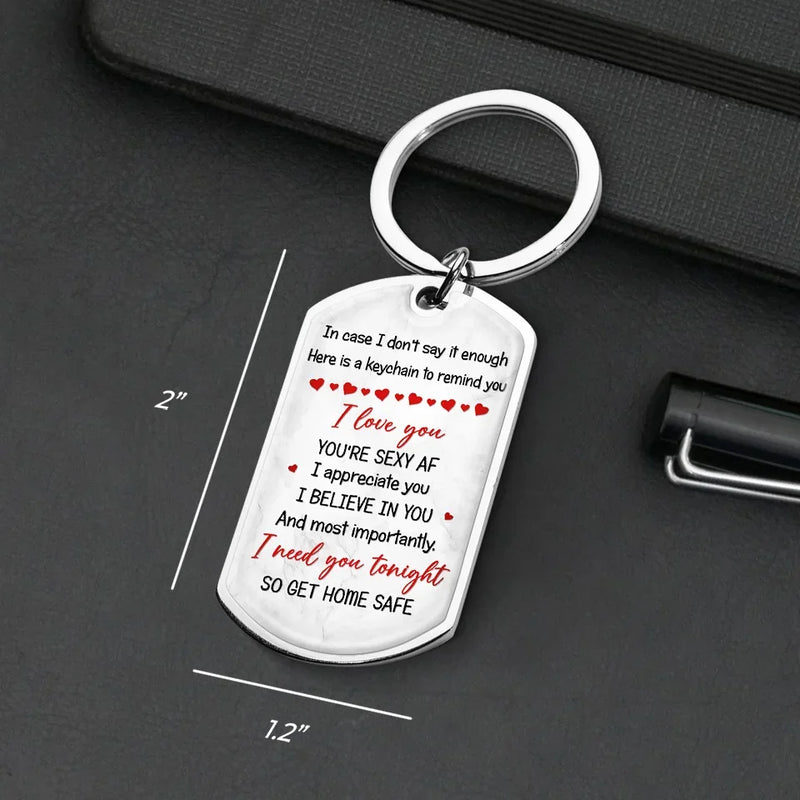 Your Love Is My Greatest Blessing - Couple Personalized Custom Keychain - Christmas Gift For Husband Wife, Anniversary
