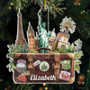 Le monde est votre terrain de jeu - Décoration de voyage personnalisée - Acrylique en forme personnalisée - Cadeau de Noël pour les amateurs de voyages d'aventure