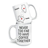 Long Distance Cherishing Moments With My Besties This Holiday - Bestie Personalized Custom Mug - Christmas Gift For Best Friends, BFF, Sisters