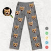 Custom Photo Pawsome Woofmas Vibes - Dog & Cat Personalized Custom Pajama Pants - Christmas Gift For Pet Owners, Pet Lovers