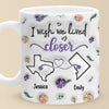Long Distance The Love Between Family - Family Personalized Custom 3D Inflated Effect Printed Mug - Gift For Family Members