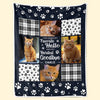 Couverture photo personnalisée - Cadeaux de condoléances personnalisés pour animaux de compagnie, chiens, chats, perte d'un chien - Tu as été mon adieu le plus difficile