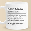 Best Team - Coworker Personalized Custom Mug - New Arrival, Christmas Gift For Coworkers, Work Friends, Colleagues - AMZ