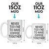 Never Too Far To Have Tea Together - Bestie Personalized Custom 3D Inflated Effect Printed Mug - Gift For Best Friends, BFF, Sisters