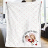 You're My Favorite Thing To Do - Couple Personalized Custom Blanket - Christmas Gift For Husband Wife, Anniversary