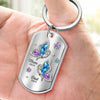 Until I See You Again - Memorial Personalized Custom Keychain - Sympathy Gift, Christmas Gift For Family Members