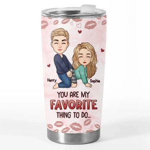 Time Only Deepens The Love We Share - Couple Personalized Custom Tumbler - Christmas Gift For Husband Wife, Anniversary