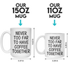 Never Too Far To Drink Together - Bestie Personalized Custom 3D Inflated Effect Printed Mug - Gift For Best Friends, BFF, Sisters