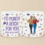 Besides Chocolate, You're My Favorite - Bestie Personalized Custom 3D Inflated Effect Printed Mug - Gift For Best Friends, BFF, Sisters