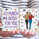 Besides Chocolate, You're My Favorite - Bestie Personalized Custom 3D Inflated Effect Printed Mug - Gift For Best Friends, BFF, Sisters