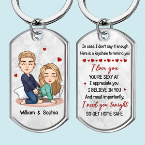 Your Love Is My Greatest Blessing - Couple Personalized Custom Keychain - Christmas Gift For Husband Wife, Anniversary