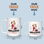 Every Kiss Is A Promise Of Forever - Couple Personalized Custom Mug - Christmas Gift For Husband Wife, Anniversary