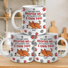 You May Have Adopted Us But We're Pretty Sure We Own You - Dog & Cat Personalized Custom 3D Inflated Effect Printed Mug - Christmas Gift For Pet Owners, Pet Lovers