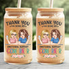 This Is Your Reminder That You Are Awesome - Bestie Personalized Custom Glass Cup, Iced Coffee Cup - Christmas Gift For Best Friends, BFF, Sisters, Coworkers