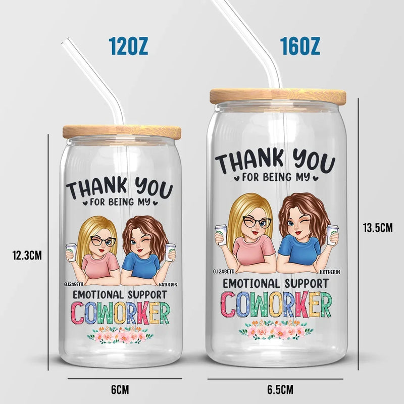This Is Your Reminder That You Are Awesome - Bestie Personalized Custom Glass Cup, Iced Coffee Cup - Christmas Gift For Best Friends, BFF, Sisters, Coworkers