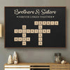 Forever Linked Together - Family Personalized Custom Horizontal Poster - Christmas Gift For Family Members, Siblings, Brothers, Sisters