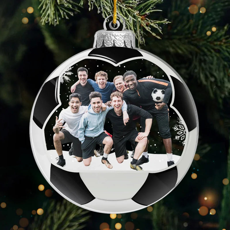Custom Photo Chase The Dream, Seize The Win - Personalized Custom Ornament - Acrylic Custom Shaped - Christmas Gift For Sport Lovers, Sport Players