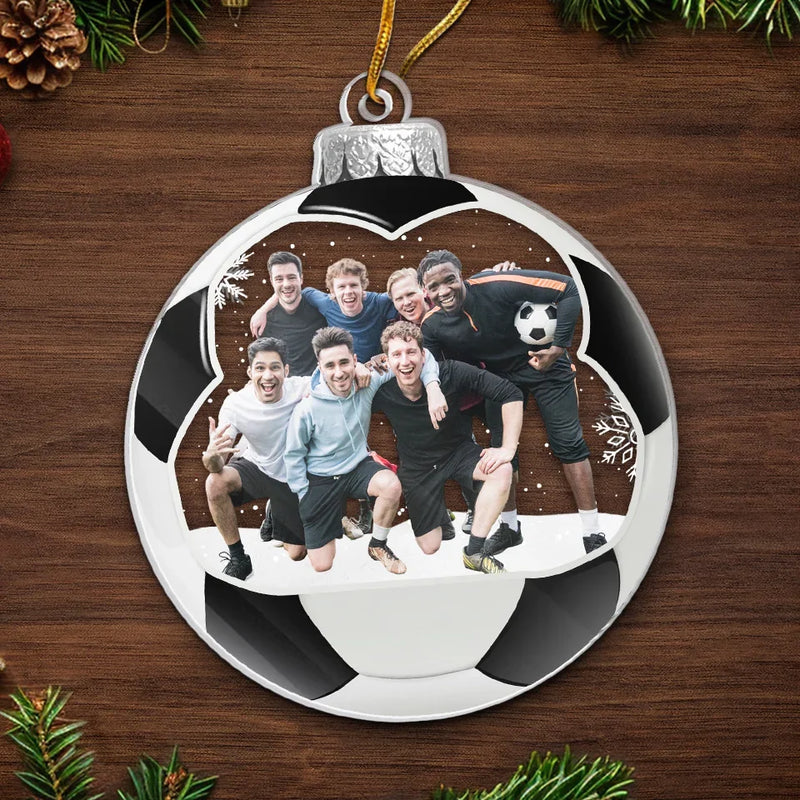 Custom Photo Chase The Dream, Seize The Win - Personalized Custom Ornament - Acrylic Custom Shaped - Christmas Gift For Sport Lovers, Sport Players