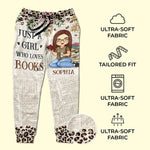 In The Pages Of A Book, I Find My World - Personalized Custom Unisex Sweatpants - Gift For Book Lovers