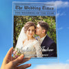 Custom Photo The Newlywed Times - Couple Personalized Custom Rectangle Shaped Acrylic Plaque - Christmas Gift For Husband Wife, Anniversary, First Christmas