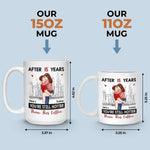 Every Kiss Holds A Promise That Time Cannot Break - Couple Personalized Custom Mug - Christmas Gift For Husband Wife, Anniversary