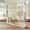 From Our First Kiss Till Our Last Breath - Couple Personalized Custom Square Shaped Acrylic Plaque - Christmas Gift For Husband Wife, Anniversary