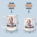 I Love You More Than Chocolate - Couple Personalized Custom Mug - Valentine Gift For Husband Wife, Anniversary