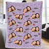 Custom Photo Love Is Beautiful, Friendship Is Better - Bestie Personalized Custom Blanket - Christmas Gift For Best Friends, BFF, Sisters