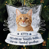 Custom Photo You Were My Favorite Hello - Memorial Personalized Custom Ornament - Acrylic Custom Shaped - New Arrival, Sympathy Gift, Christmas Gift For Pet Owners, Pet Lovers AMZ