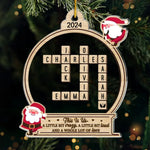 Custom Name Family Christmas Gifts - Personalized Ornament