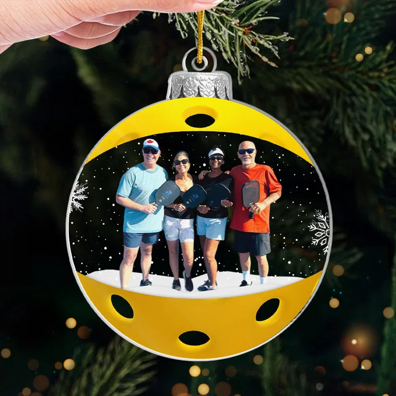 Custom Photo The Perfect Mix Of Skill And Fun - Sport Personalized Custom Ornament - Acrylic Custom Shaped - Christmas Gift For Sport Lovers, Sport Players